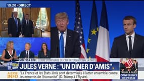 Donald Trump et Emmanuel Macron affichent leur bonne entente