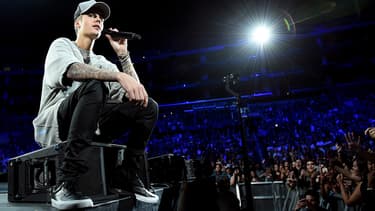Justin Bieber sur scène en novembre 2015