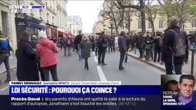 Loi sécurité: Rassemblement en cours devant l'Assemblée nationale contre le projet