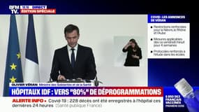 Olivier Véran: "Nous observons une tendance à l'augmentation du risque d'être admis en réanimation quand on est malade entre 15 et 75 ans"