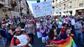 La Gay Pride de Milan, le 27 juin 2015