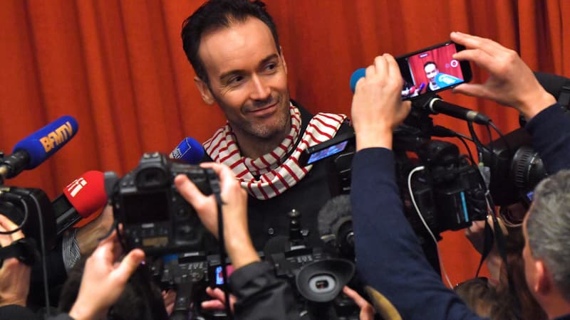 Yoann Barbereau lors de sa conférence de presse, le 10 novembre, à Nantes.