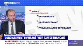 Covid: durcissement des mesures envisagé en Ile-de-France, PACA et dans les Hauts-de-France