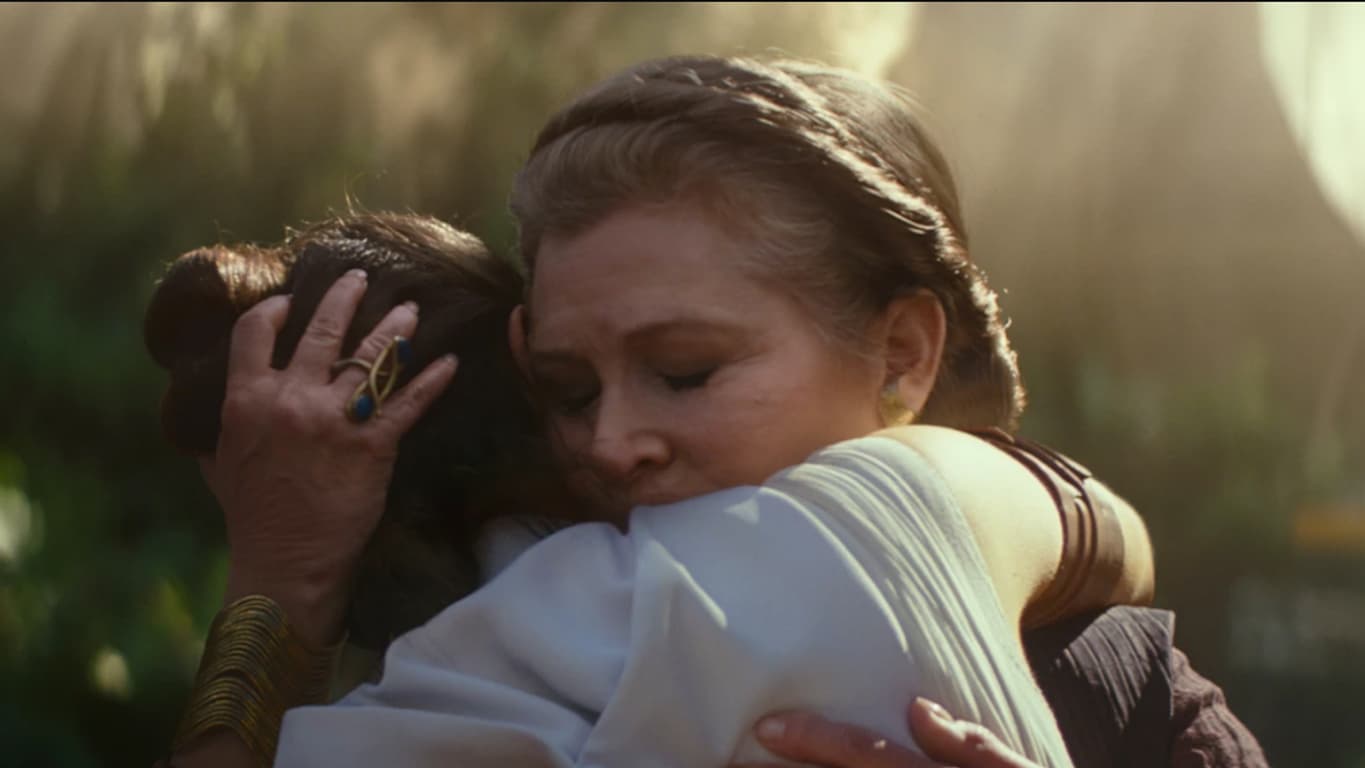 Carrie Fisher dans L'Ascension de Skywalker Carrie Fisher dans L'Ascension de Skywalker