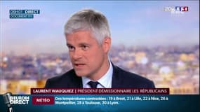 Laurent Wauquiez démissionne de la présidence des LR: "Les victoires sont collectives, les défaites sont solitaires"