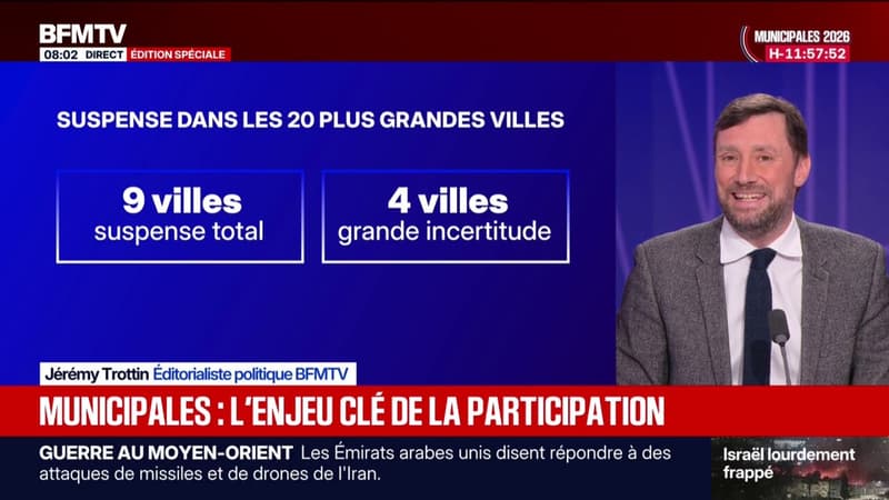 Élections municipales: suspense dans les 20 plus grandes villes