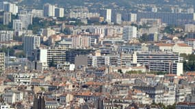 Vue générale des quartiers nord de Marseille, prise le 20 septembre 2010.