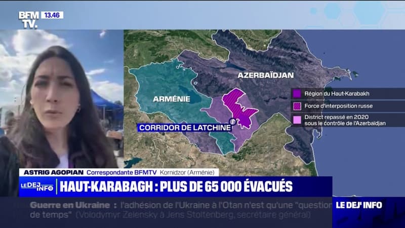 Haut-Karabagh: plus de 65.000 personnes évacuées, une semaine après l'offensive de l'Azerbaïdjan