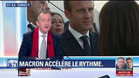 L’édito de Christophe Barbier: Emmanuel Macron avance à un rythme échevelé