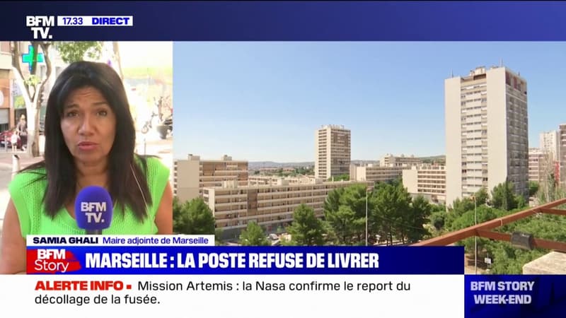 Marseille: la maire adjointe, Samia Ghali, appelle La Poste à ne pas 