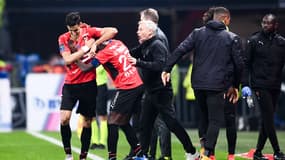 La joie de Bruno Genesio après le but de Hamari Traoré