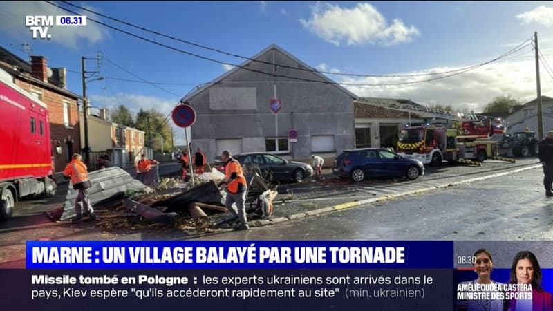 La commune de Suippes dans la Marne frappée par une tornade
