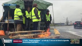 A Angoulême, des irréductibles "gilets jaunes" continuent d'occuper les ronds-points