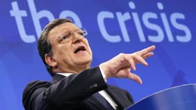A l'approche du Conseil européen de jeudi et vendredi, des dirigeants socialistes français ont continué mercredi à s'en prendre au président de la Commission européenne, José Manuel Barroso, accusé de désespérer les peuples. /Photo prise le 29 mai 2013/RE