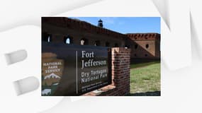 Entrée du parc national des Dry Tortugas, en Floride