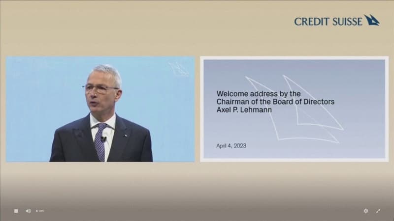 Le Président de Credit Suisse s'excuse devant les actionnaires