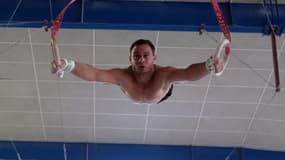 Samir Aït Saïd à l'entraînement à Antibes en juin 2021