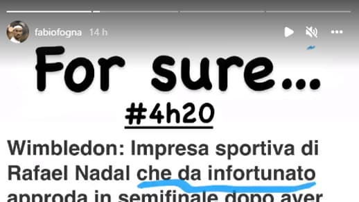Fabio Fognini met en doute la blessure de Rafael Nadal à Wimbledon