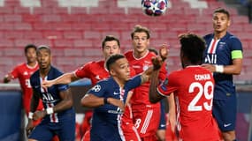 UEFA Champions League : le Français Kingsley Coman (Bayern Munich) marquait le premier but du fameux match de finale du 23 août 2020 qui opposait le Paris Saint-Germain au Bayern Munich.