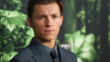 L'acteur Tom Holland, nouveau visage de Spider-Man, en avril 2017.