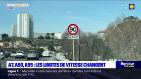 Provence: la vitesse abaissée sur plusieurs portions d'autoroutes dès ce lundi