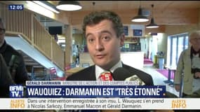 Gérald Darmanin se dit "très étonné" des propos acerbes de Laurent Waquiez à son égard