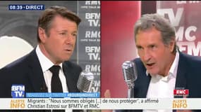 "L'Europe n'a pas vocation à accueillir toute l'immigration, d'où qu'elle vienne (...) La France n'a plus la capacité d'accueillir des migrants dans n'importe quelles conditions"