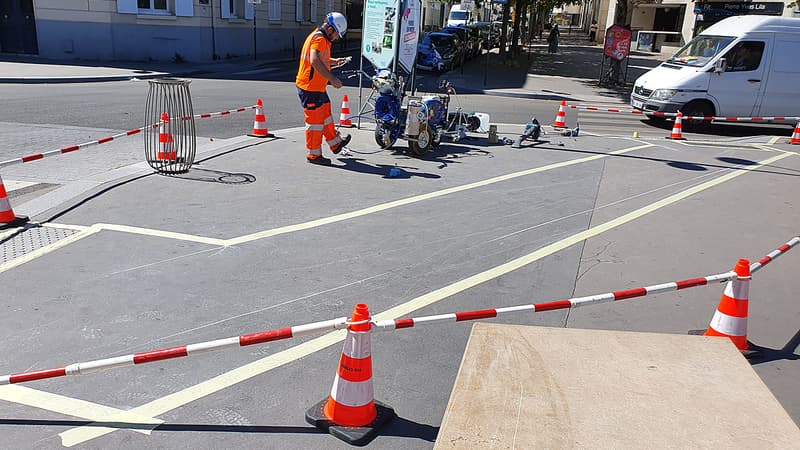 La peinture infrarouge est en expérimentation dans deux endroits de Paris