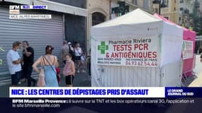 Nice: les centres de dépistage sont pris d'assaut