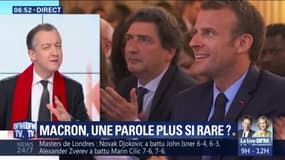 EDITO - "Emmanuel Macron s'exprime beaucoup car il y a du travail pour recoudre le lien avec les Français"