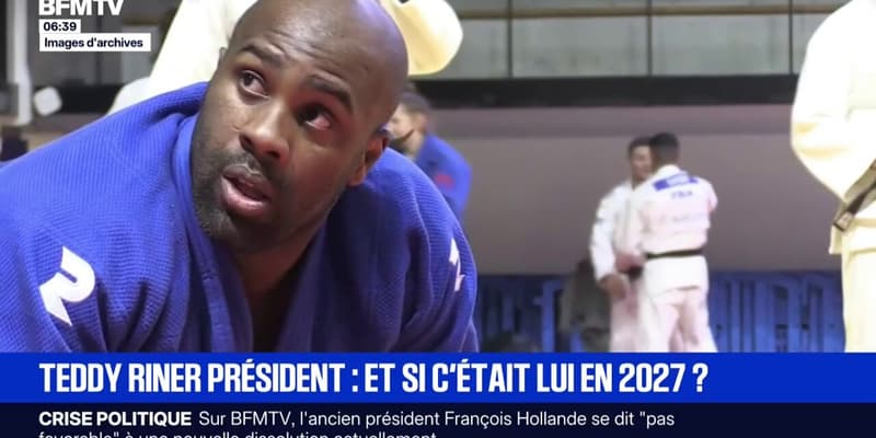 Teddy Riner a réaffirmé ses ambitions présidentielles: et si c'était lui en 2027?