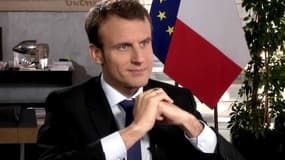 Emmanuel Macron, mercredi soir, en direct de Bercy sur BFMTV.