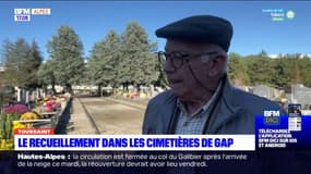 Toussaint: les habitants se recueillent dans les cimetières de Gap