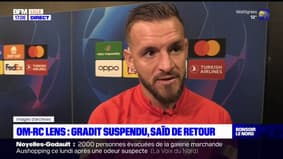 RC Lens: Gradit suspendu et Saïd de retour contre l'OM ce week-end