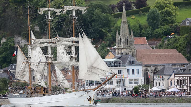 Le Français lors de l'Armada de Rouen.