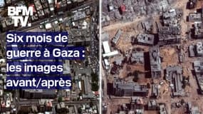 Six mois de guerre entre Israël et le Hamas: les images avant/après dans la bande de gaza 