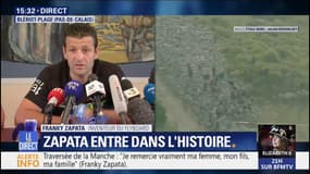 Franky Zapata lors de sa conférence de presse: "L'ADN de notre société c'est 'on lâche pas, on va au bout de nos rêves'"