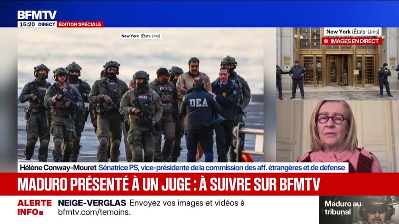 Nicolás Maduro: "Quels sont les leviers que nous avons pour imposer le respect du droit international", s'interroge Hélène Conway-Mouret (sénatrice PS)