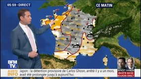 Un temps gris et pluvieux sur une grande partie du pays ce jeudi