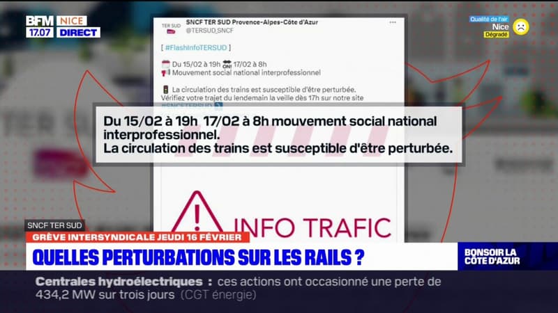Grève du 16 février: quelles perturbations sur les rails?
