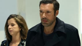L'acteur et réalisateur Nicolas Bedos arrive au tribunal de Paris, le 26 septembre 2024.