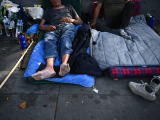 Des personnes sans-abri à Paris, le 19 juillet 2022