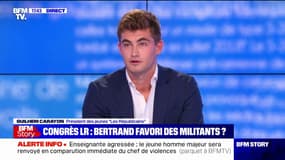 Le président des jeunes Les Républicains "salue la démarche de rassemblement" de Xavier Bertrand