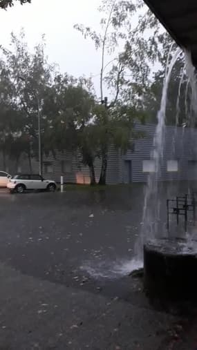 Orages: les images à l'IUT de Limoges - Témoins BFMTV