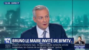 Bruno Le Maire: sur le traité d'Aix-la-Chapelle, "Marine Le Pen parle avec conviction, mais dit n’importe quoi"