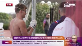 Léon Marchand élu personnalité préférée des enfants