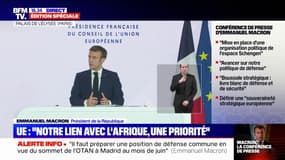 Emmanuel Macron veut "déployer un agenda en matière d'éducation, de santé et de climat à la hauteur des enjeux de l'Afrique"