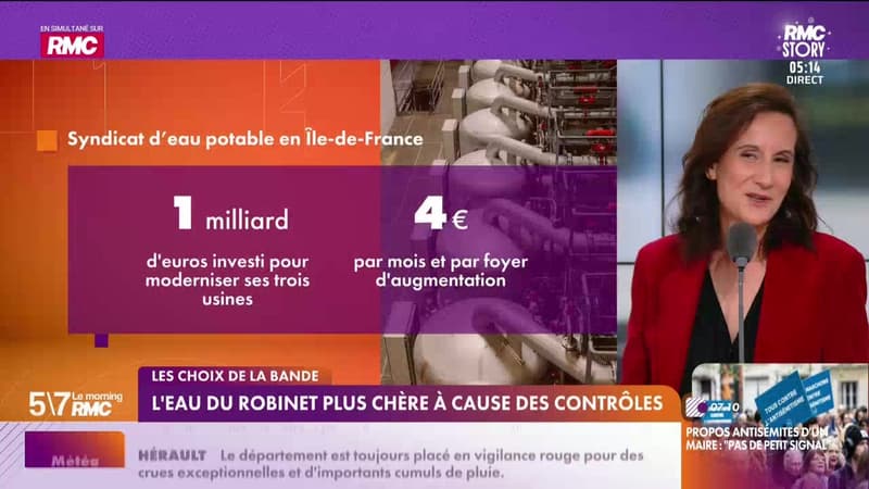 Les choix de la bande : L'eau du robinet plus chère à cause des contrôles - 23/12