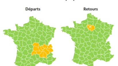 Le dimanche sera plus calme sur les routes de Fance pour ce premier week-end de départs.