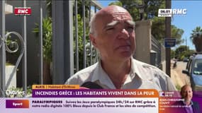 Incendies en Grèce: Les habitants vivent dans la peur 